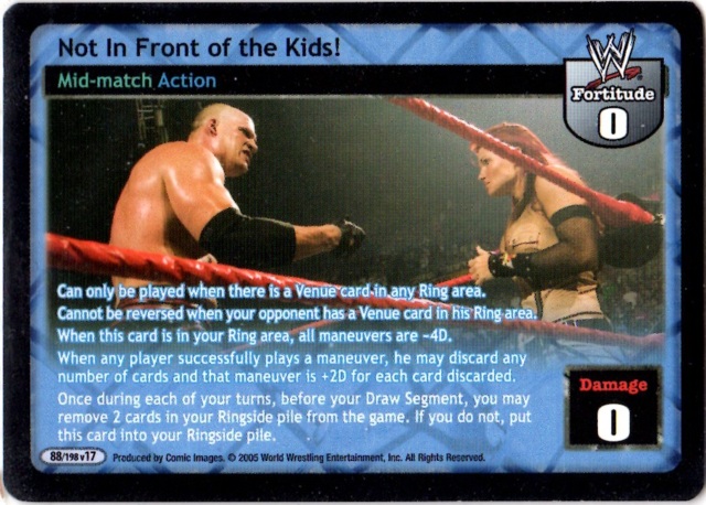 Not In Front of the Kids!